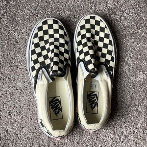 Vans slip-on checkerboard shoe